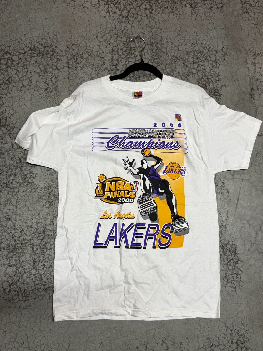 Vintage Los Angeles Lakers NBA Champions 2000 T shirt Kobe Shaq Men’s L New